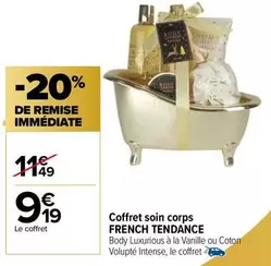 french tendance - coffret soin corps