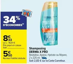 Carrefour - Shampooing Derma X Pro