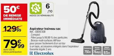 Electrolux - Aspirateur Traineau Sac Escri03