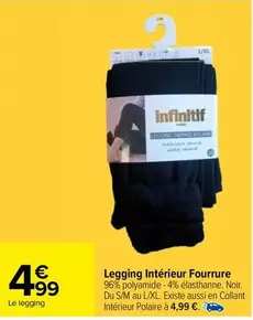 Legging Intérieur Fourrure