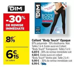 Dim - Collant "body Touch" Opaque