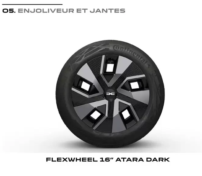 Flexwheel 16" Atara Dark offre sur Dacia