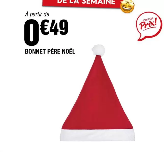 Bonnet Père Noël