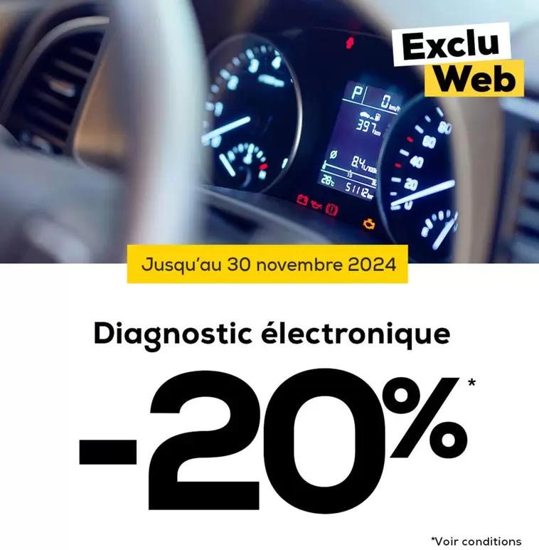 Diagnostic Électronique offre sur Midas