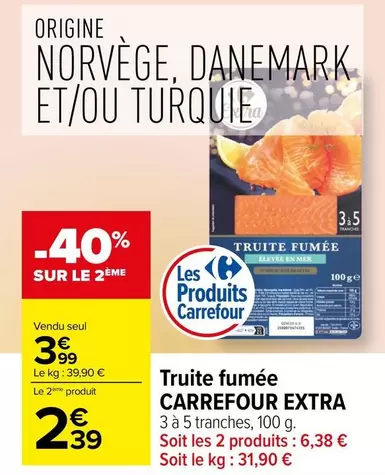 Carrefour - Truite Fumée Extra