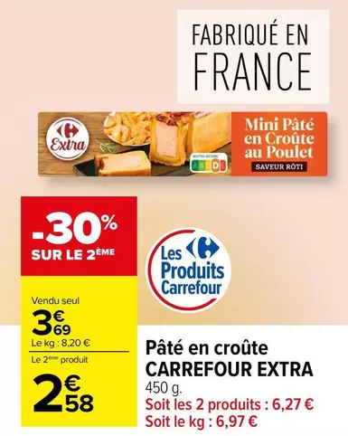 Carrefour - Extra Pâté En Croûte