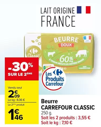 carrefour - beurre