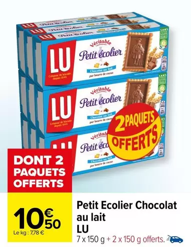 Lu - Petit Ecolier Chocolat Au Lait