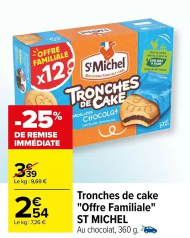 St michel - Tronches De Cake "Offre Familiale"