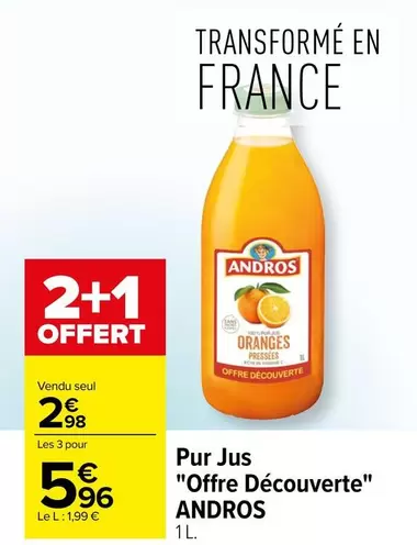 Andros - Pur Jus "Offre Découverte"