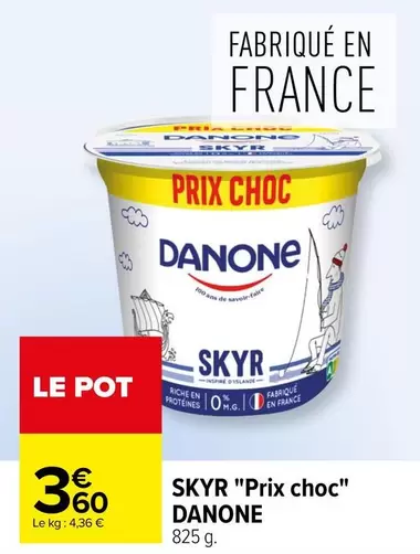 Danone - Skyr "prix Choc"