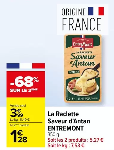 Entremont - La Raclette Saveur D'antan