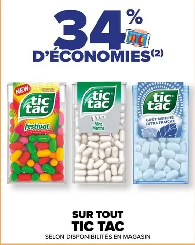 tic tac - sur tout