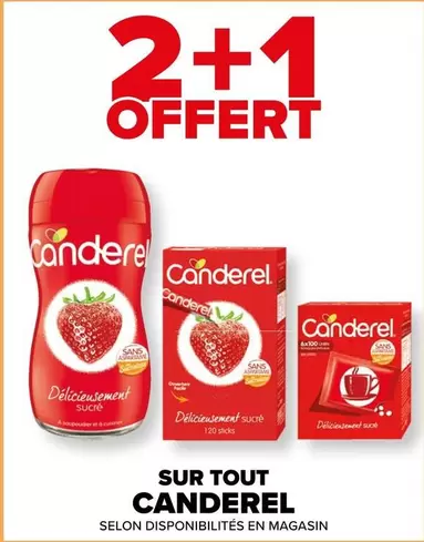 canderel - sur tout