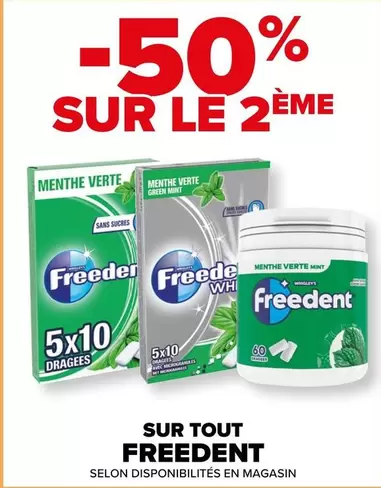 Freedent - Sur Tout