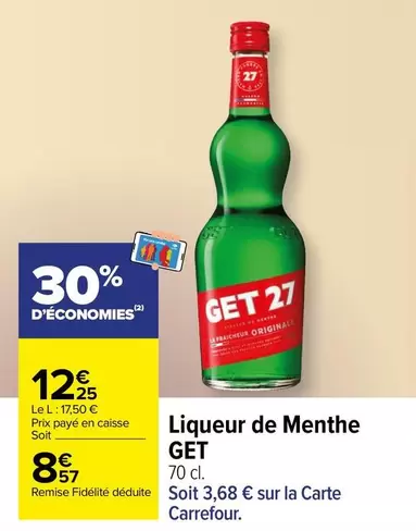 Carrefour - Liqueur De Menthe