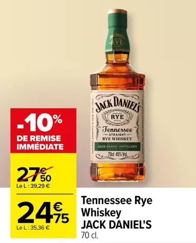 Jack Daniel's - Tennessee Rye Whiskey