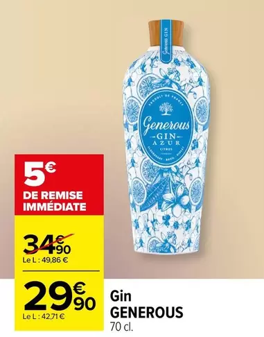 generous gin - gin