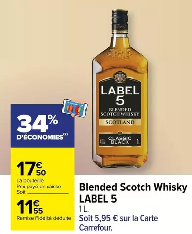 Label 5 - Blended Scotch Whisky