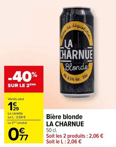 la charnue - bière blonde