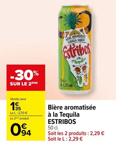 estribos - bière aromatisée à la tequila