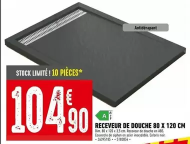 Dim - Receveur De Douche 80 X 120 Cm offre à 109,9€ sur Batkor