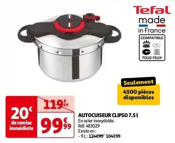 Tefal - Autocuiseur Clipso  offre à 99,99€ sur Auchan Hypermarché