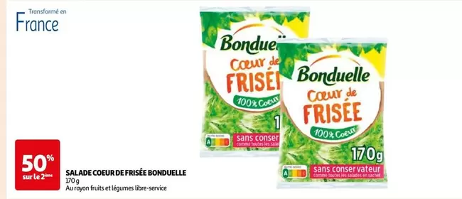 Bonduelle - Salade Coeur De Frisee offre sur Auchan Hypermarché