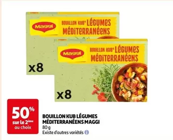 Maggi - Bouillon Kub Légumes Méditerranéens offre sur Auchan Hypermarché