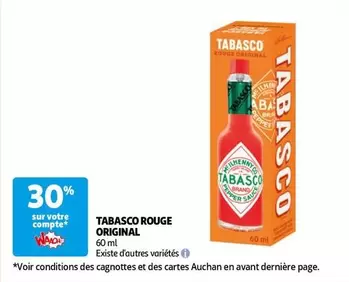 Tabasco - Original offre sur Auchan Hypermarché