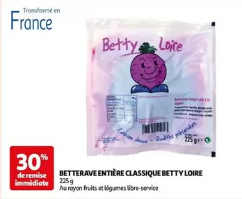 Betty Loire - Betterave Entière Classique offre sur Auchan Hypermarché