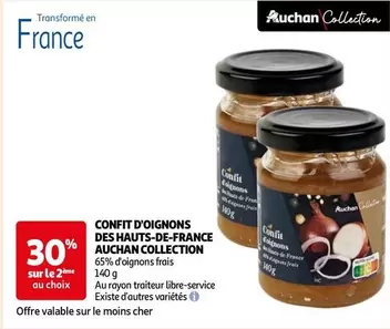 Auchan - Confit D'oignons Des Hautes-de-france offre sur Auchan Hypermarché