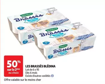 Blédina - Les Brassés offre sur Auchan Hypermarché