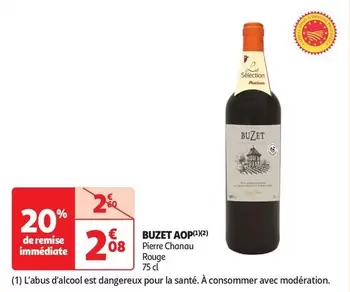 Pierre Chanau - Buzet Aop offre à 2,08€ sur Auchan Supermarché