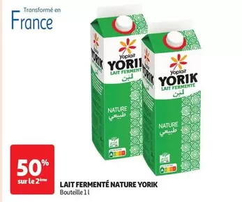 Yoplait - Lait Fermenté Nature offre sur Auchan Supermarché