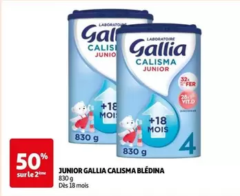 Gallia - La  - Calisma Blédina offre sur Auchan Supermarché