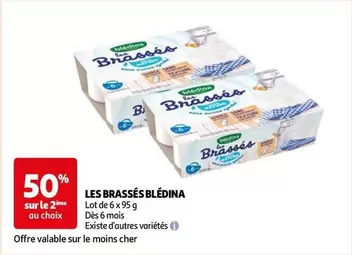 Blédina - Les Brassés offre sur Auchan Supermarché