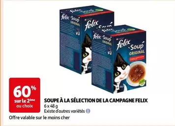 Purina - Soupe À La Sélection De La Campagne Felix offre sur Auchan Supermarché