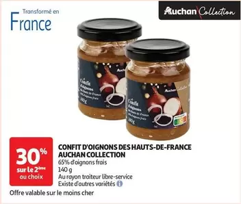 Auchan Collection - Confit D'oignons Des Hauts-de-france offre sur Auchan Supermarché