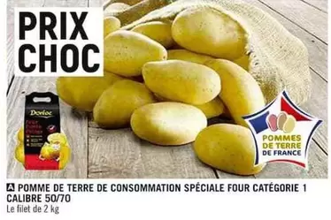 Pomme De Terre De Consommation Spéciale Four Categorie 1 Calibre 50/70 offre sur Spar