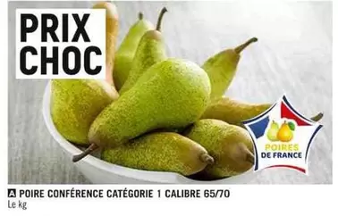 Poire Conference Categorie 1 Calibre offre sur Spar