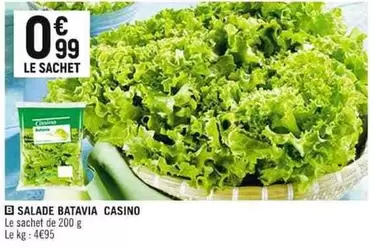 Salade Batavia Casino offre à 0,99€ sur Spar