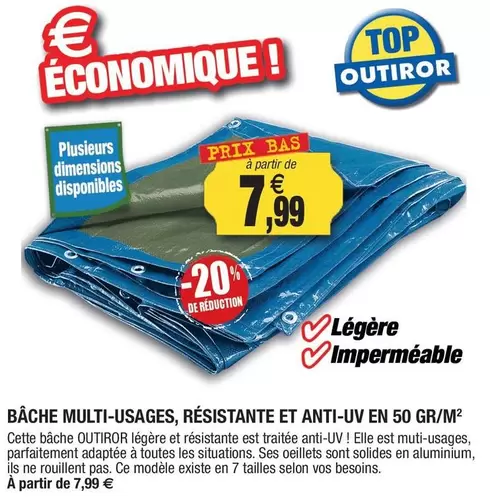 Légère Imperméable offre à 7,99€ sur Outiror