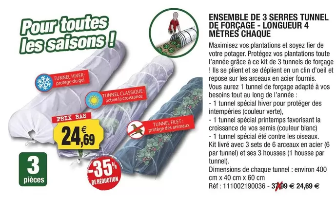 Pour Toutes Les Saisons offre à 24,69€ sur Outiror