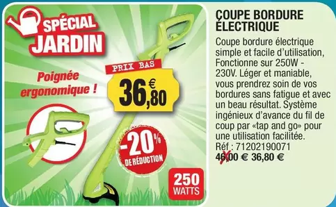 Coupe Bordure Électrique offre à 36,8€ sur Outiror