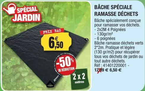 Bâche Spéciale Ramasse Déchets offre à 6,5€ sur Outiror