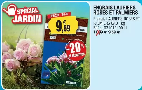 Engrais Lauriers Roses Et Palmiers offre à 9,59€ sur Outiror