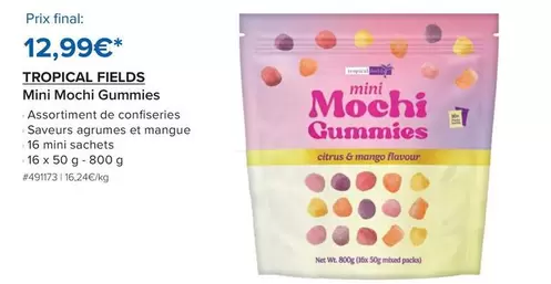 Tropical Fields Mini Mochi Gummies offre à 12,99€ sur Costco