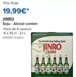 JINTO - Soju offre à 19,99€ sur Costco