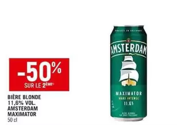 Maximator - Bière Blonde 1.6% Vol. Amsterdam offre sur Casino Shop